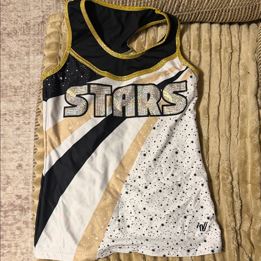 Varsity Black and Gold Tank Top